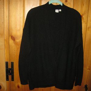 GAP wool blend black cardigan